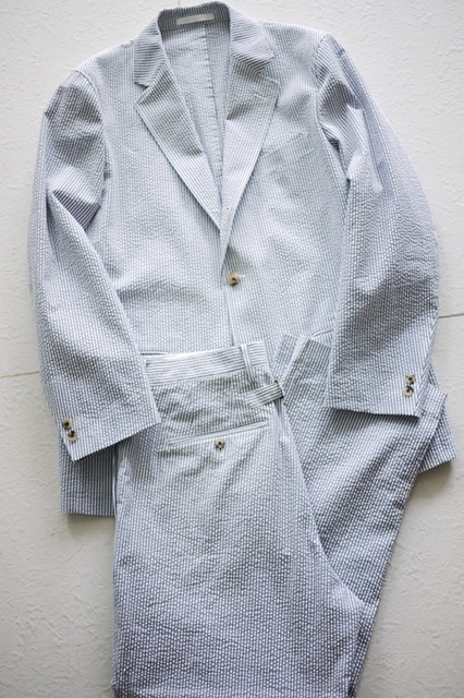 【シアサッカー】BLACKLABELCRESTBRIDGE セットアップ　M位 シアサッカー】BLACKLABELCRESTBRIDGE セットアップ M位